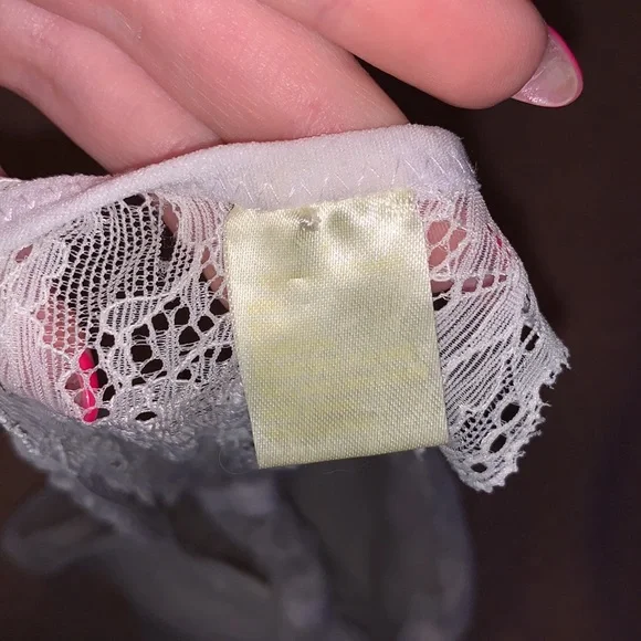 Womens white bralettte - Picture 4 of 5